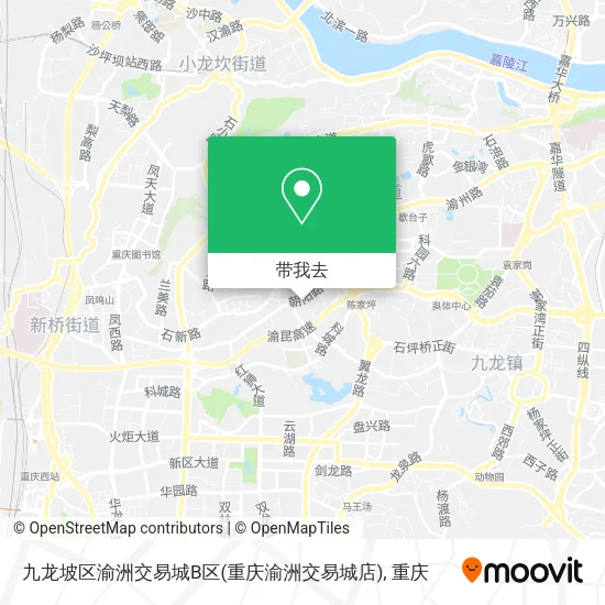 九龙坡区渝洲交易城B区(重庆渝洲交易城店)地图