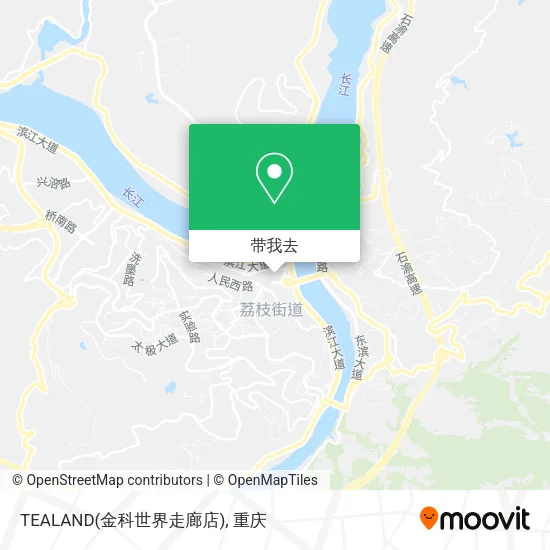 TEALAND(金科世界走廊店)地图