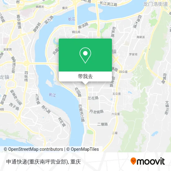 申通快递(重庆南坪营业部)地图