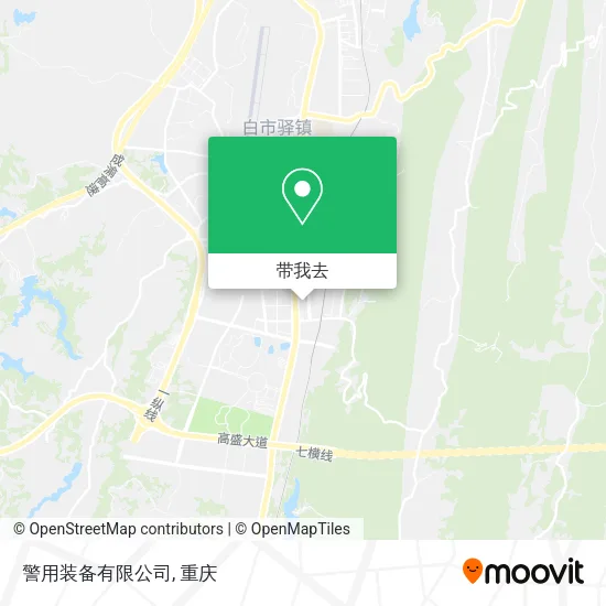 警用装备有限公司地图