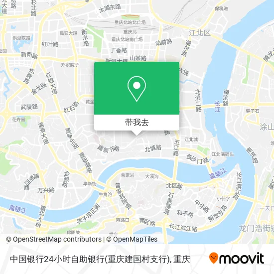 中国银行24小时自助银行(重庆建国村支行)地图