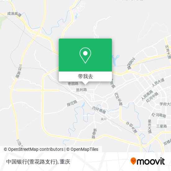 中国银行(萱花路支行)地图