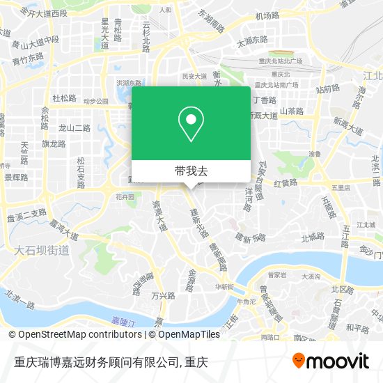 重庆瑞博嘉远财务顾问有限公司地图