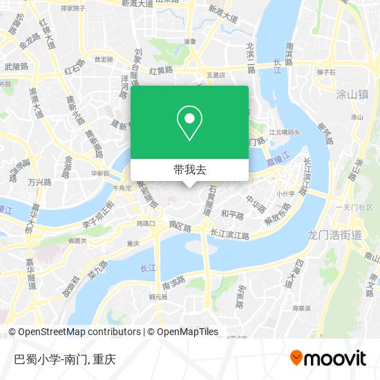 巴蜀小学-南门地图