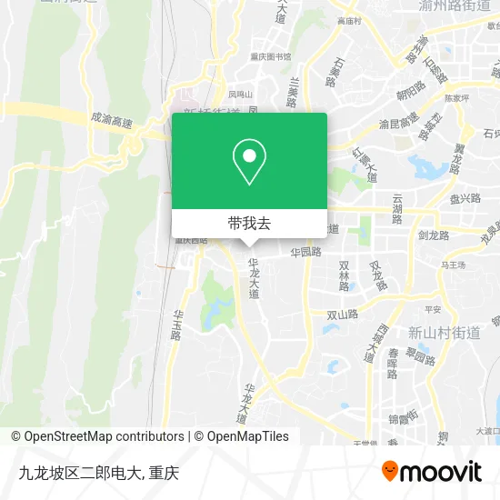 九龙坡区二郎电大地图