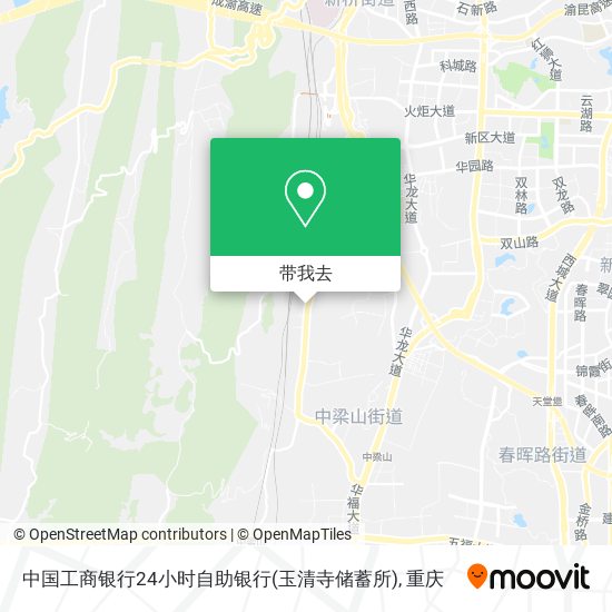 中国工商银行24小时自助银行(玉清寺储蓄所)地图