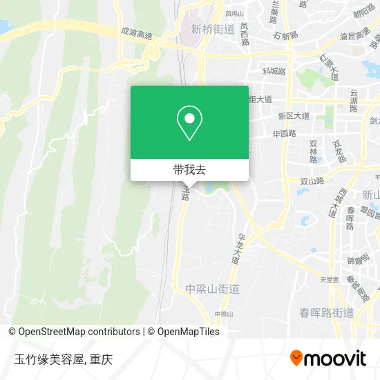 玉竹缘美容屋地图