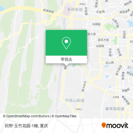 田野·玉竹花园-1幢地图