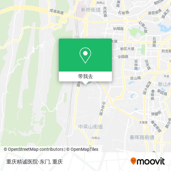 重庆精诚医院-东门地图