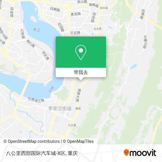八公里西部国际汽车城-X区地图