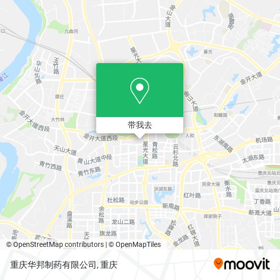重庆华邦制药有限公司地图