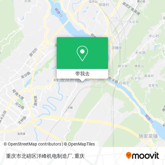重庆市北碚区洋峰机电制造厂地图