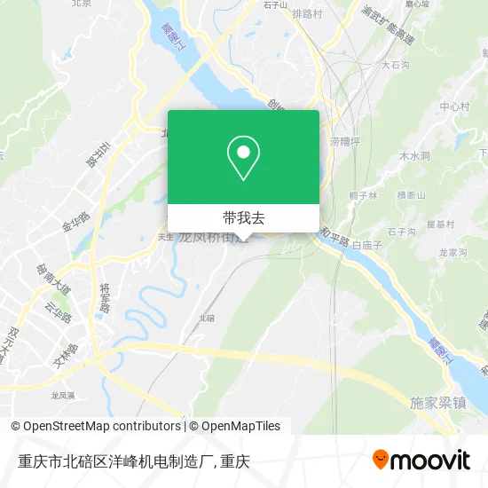 重庆市北碚区洋峰机电制造厂地图
