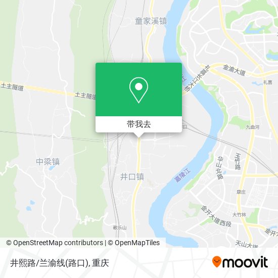 井熙路/兰渝线(路口)地图