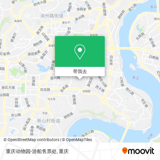 重庆动物园-游船售票处地图