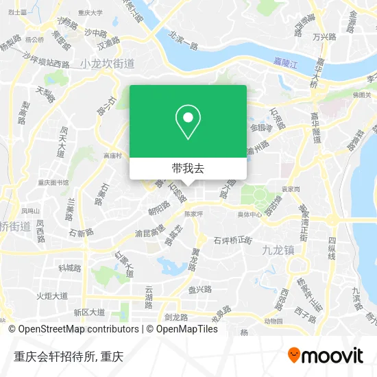 重庆会轩招待所地图