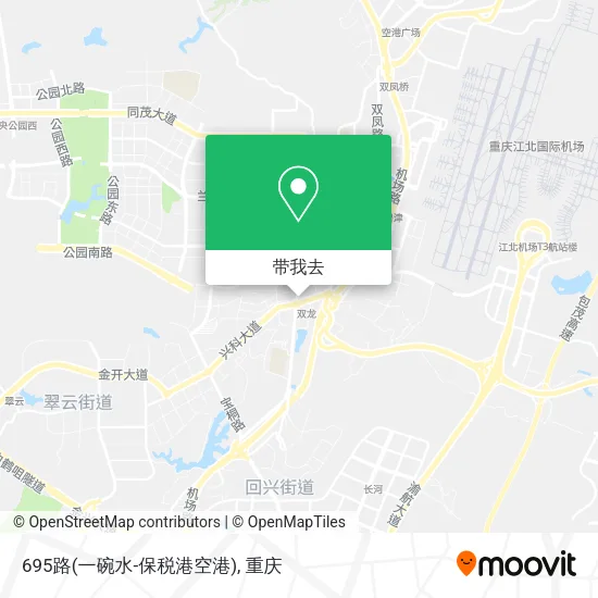 695路(一碗水-保税港空港)地图