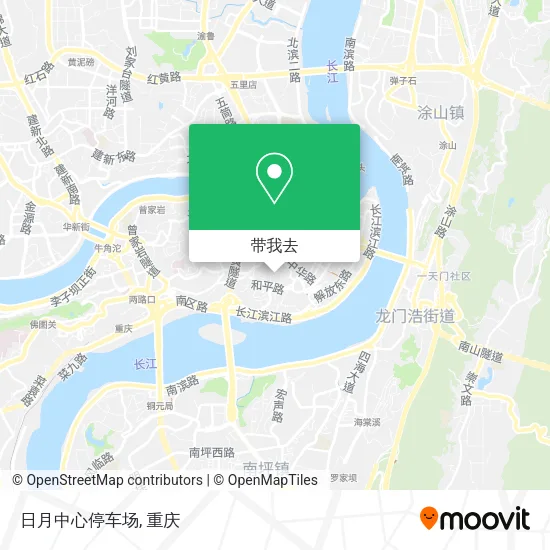 日月中心停车场地图