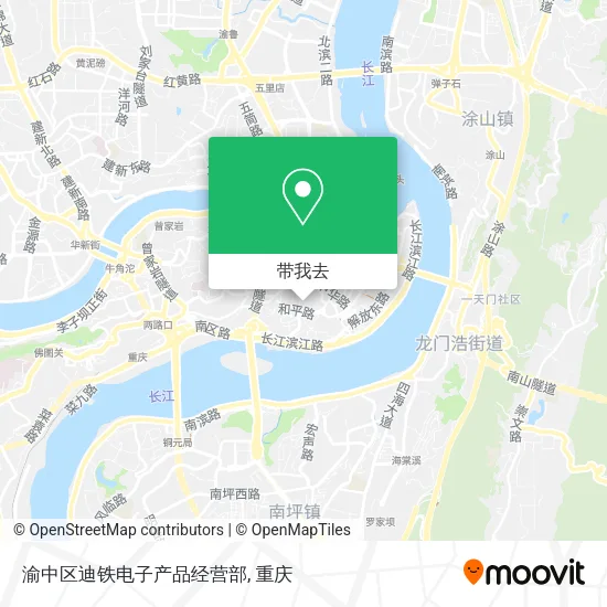 渝中区迪铁电子产品经营部地图
