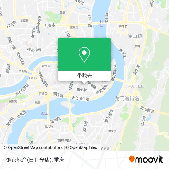 链家地产(日月光店)地图
