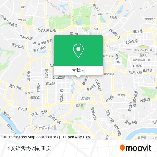 长安锦绣城-7栋地图