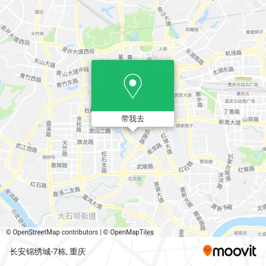 长安锦绣城-7栋地图