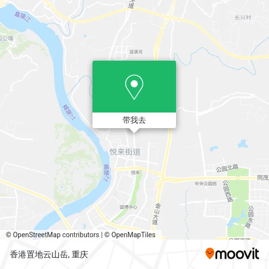 香港置地云山岳地图