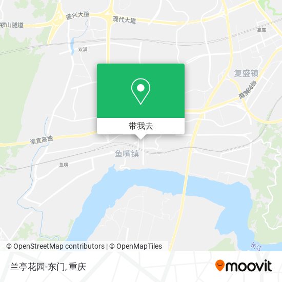 兰亭花园-东门地图