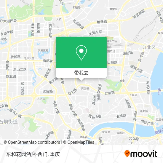 东和花园酒店-西门地图