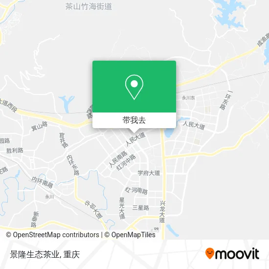 景隆生态茶业地图