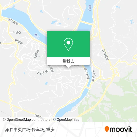 泽胜中央广场-停车场地图