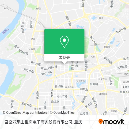 吾空花果山重庆电子商务股份有限公司地图