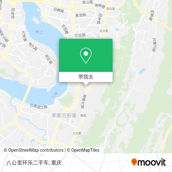 八公里环乐二手车地图