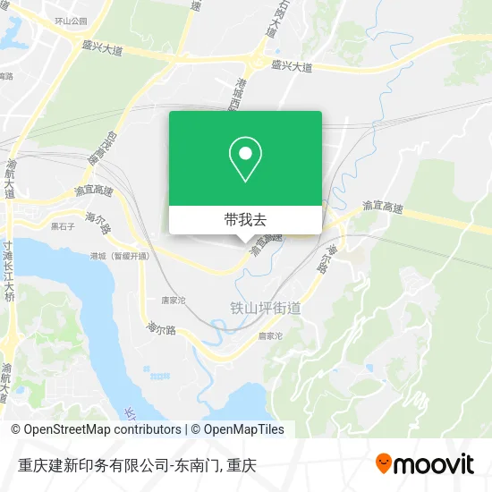 重庆建新印务有限公司-东南门地图