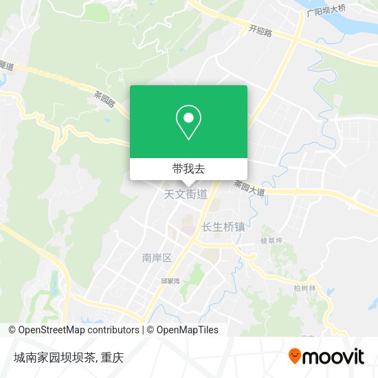城南家园坝坝茶地图
