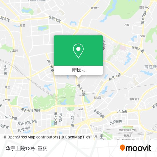 华宇上院13栋地图