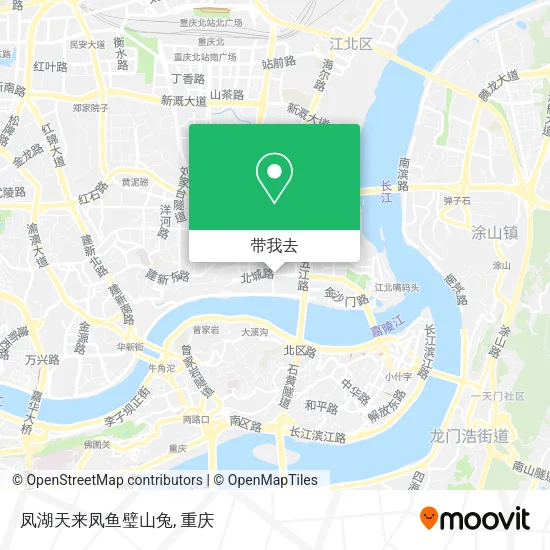 凤湖天来凤鱼璧山兔地图