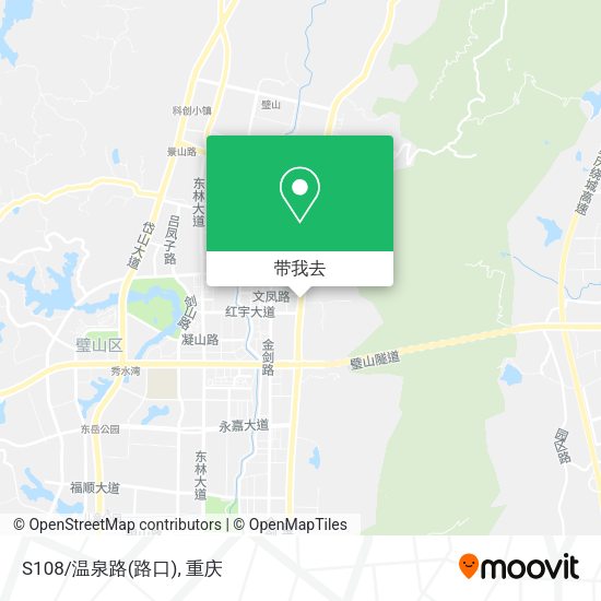 S108/温泉路(路口)地图