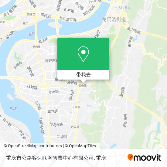重庆市公路客运联网售票中心有限公司地图