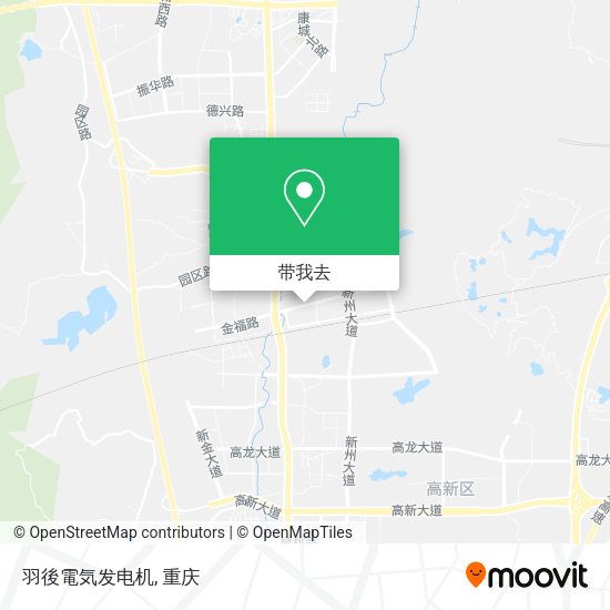 羽後電気发电机地图