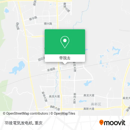 羽後電気发电机地图
