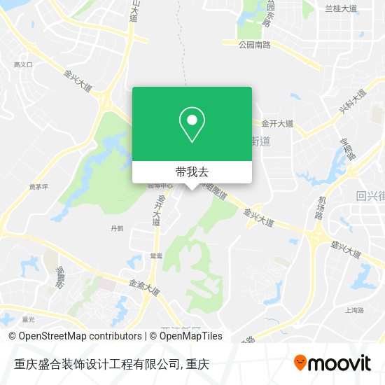 重庆盛合装饰设计工程有限公司地图
