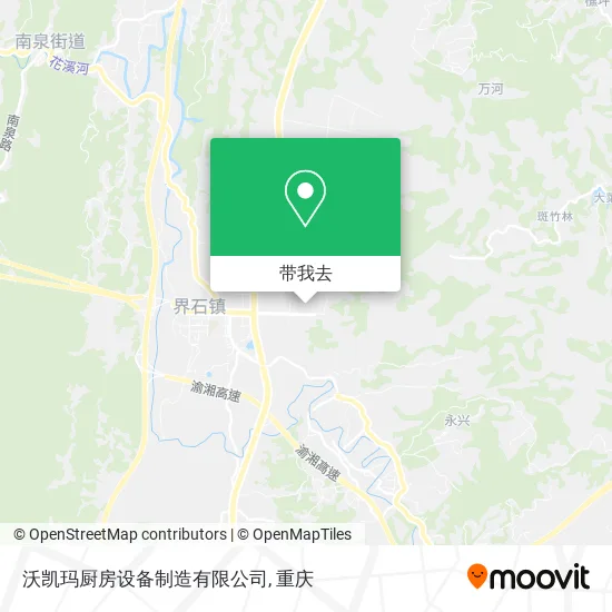 沃凯玛厨房设备制造有限公司地图