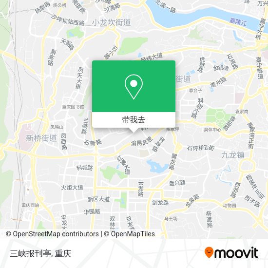 三峡报刊亭地图