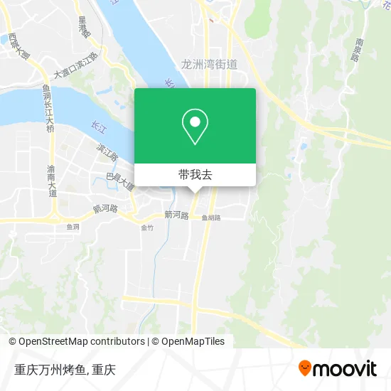 重庆万州烤鱼地图