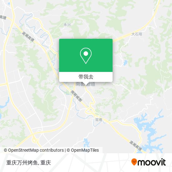 重庆万州烤鱼地图