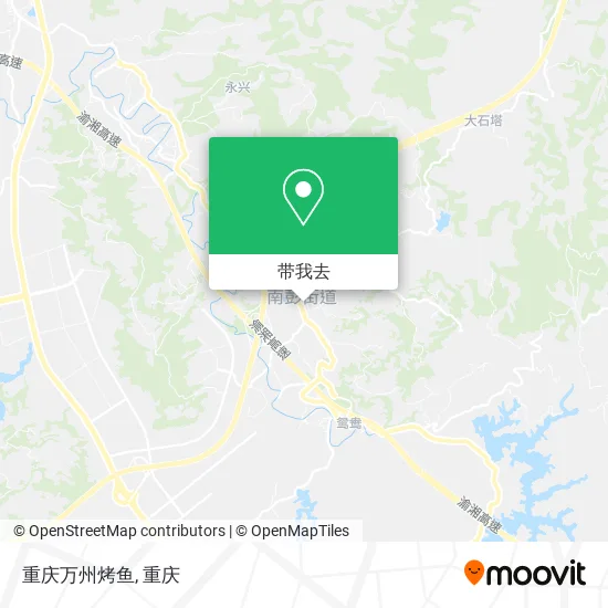 重庆万州烤鱼地图