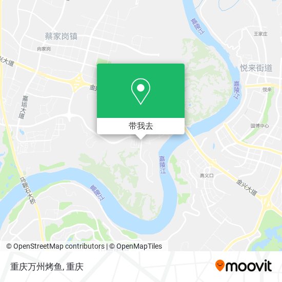 重庆万州烤鱼地图