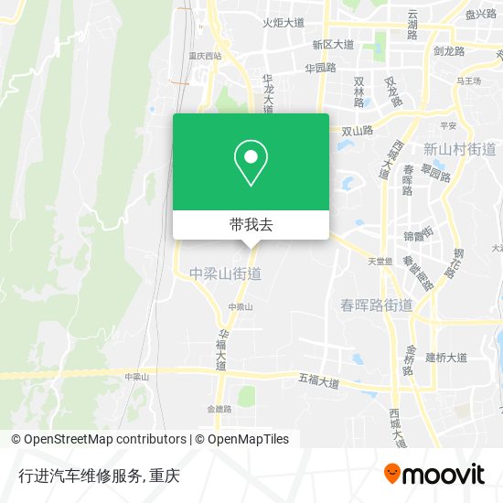 行进汽车维修服务地图