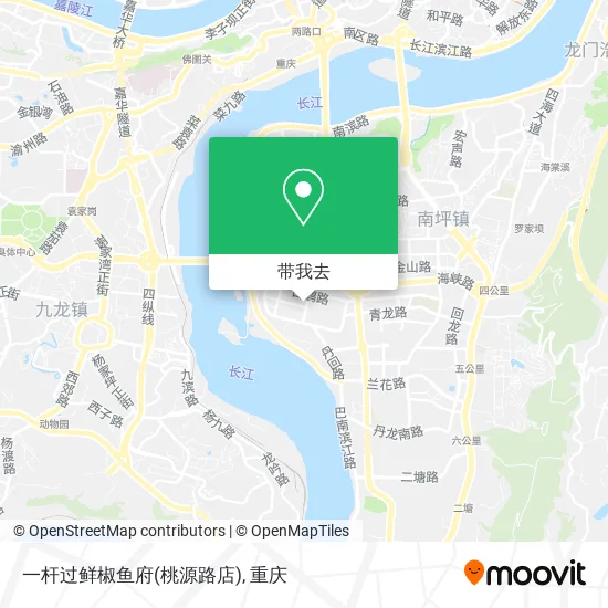 一杆过鲜椒鱼府(桃源路店)地图